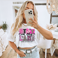 STAY IN THY LANE - THIN MATTE CLEAR FILM