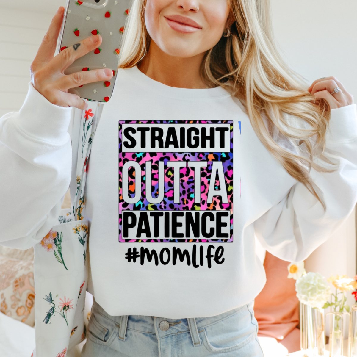 STRAIGHT OUTTA PATIENCE- THIN MATTE CLEAR FILM