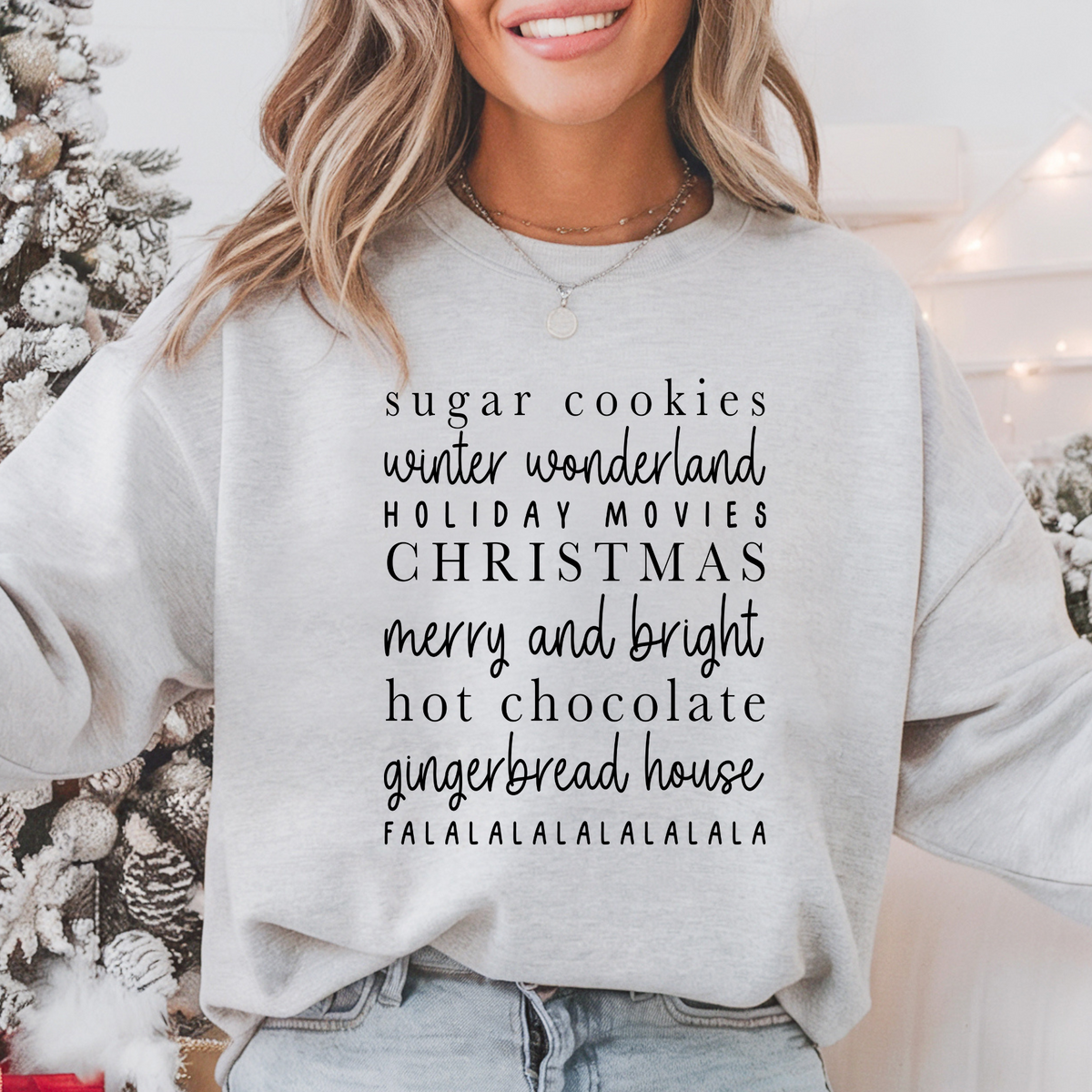 CHRISTMAS WORDS - BLACK