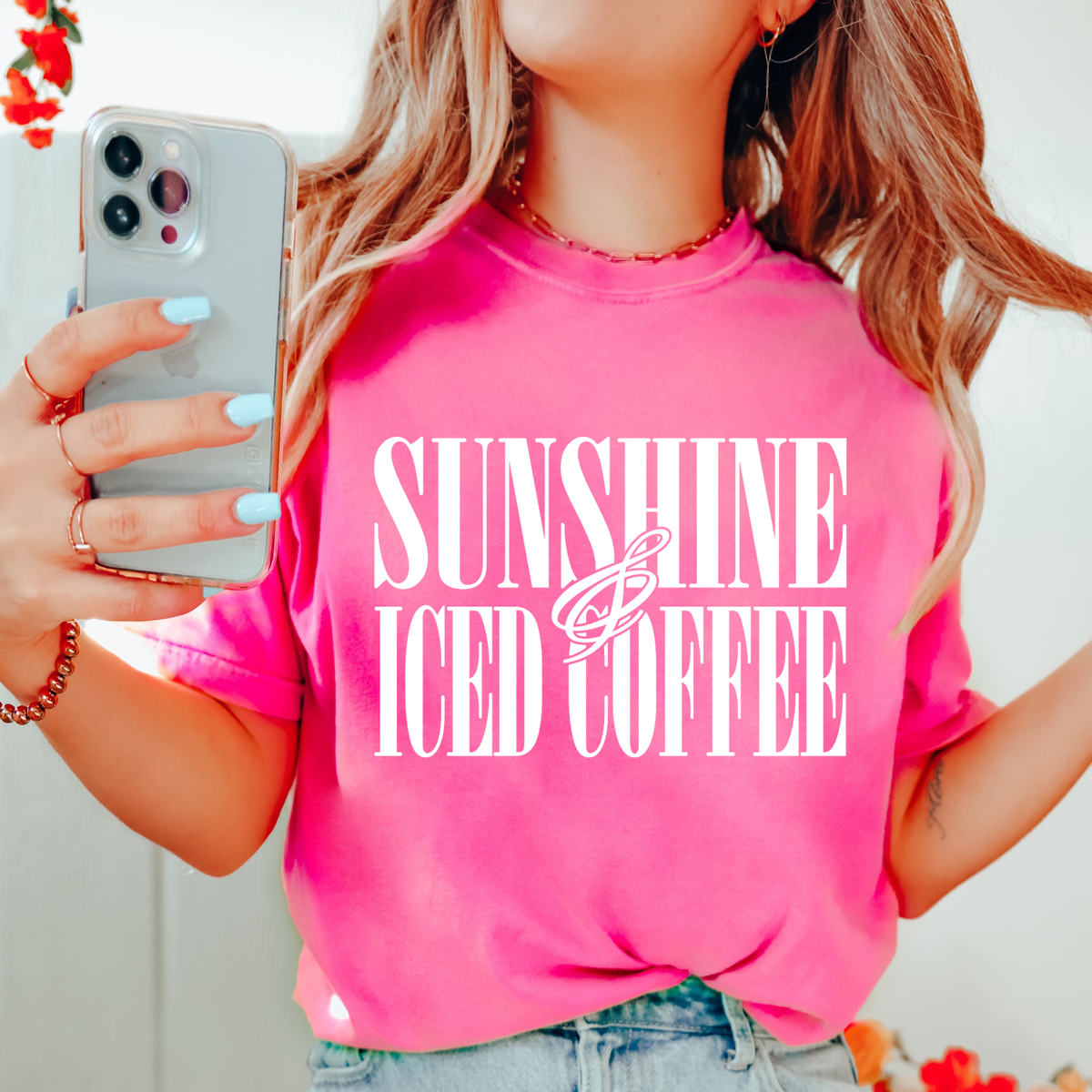SUNSHINE AND ICED COFFEE