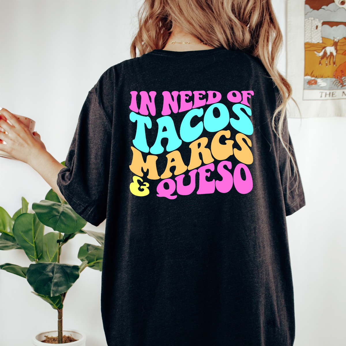 IN NEED OF TACOS QUESO MARGS - THIN MATTE CLEAR FILM