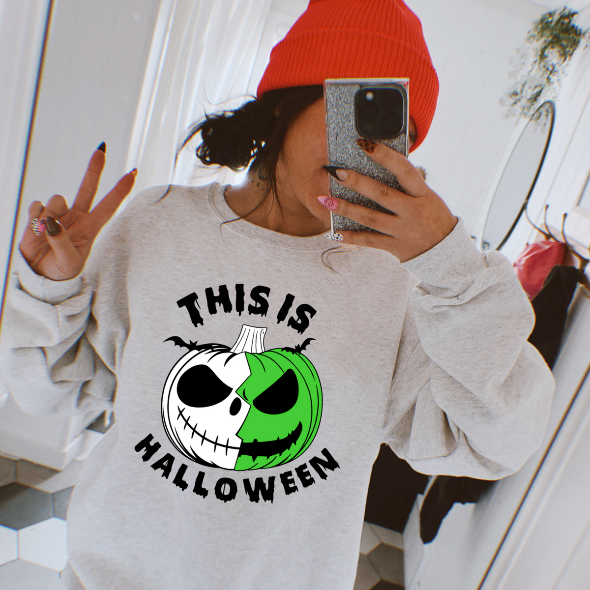 THIS IS HALLOWEEN PUMPKIN- THIN MATTE CLEAR FILM