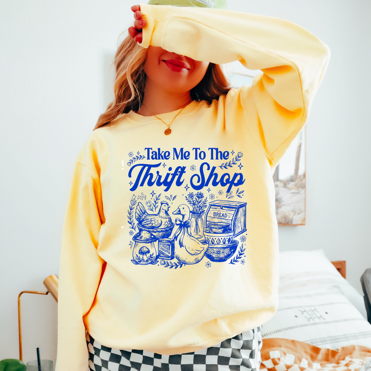 TAKE ME TO THE THRIFT STORE - THIN MATTE CLEAR FILM