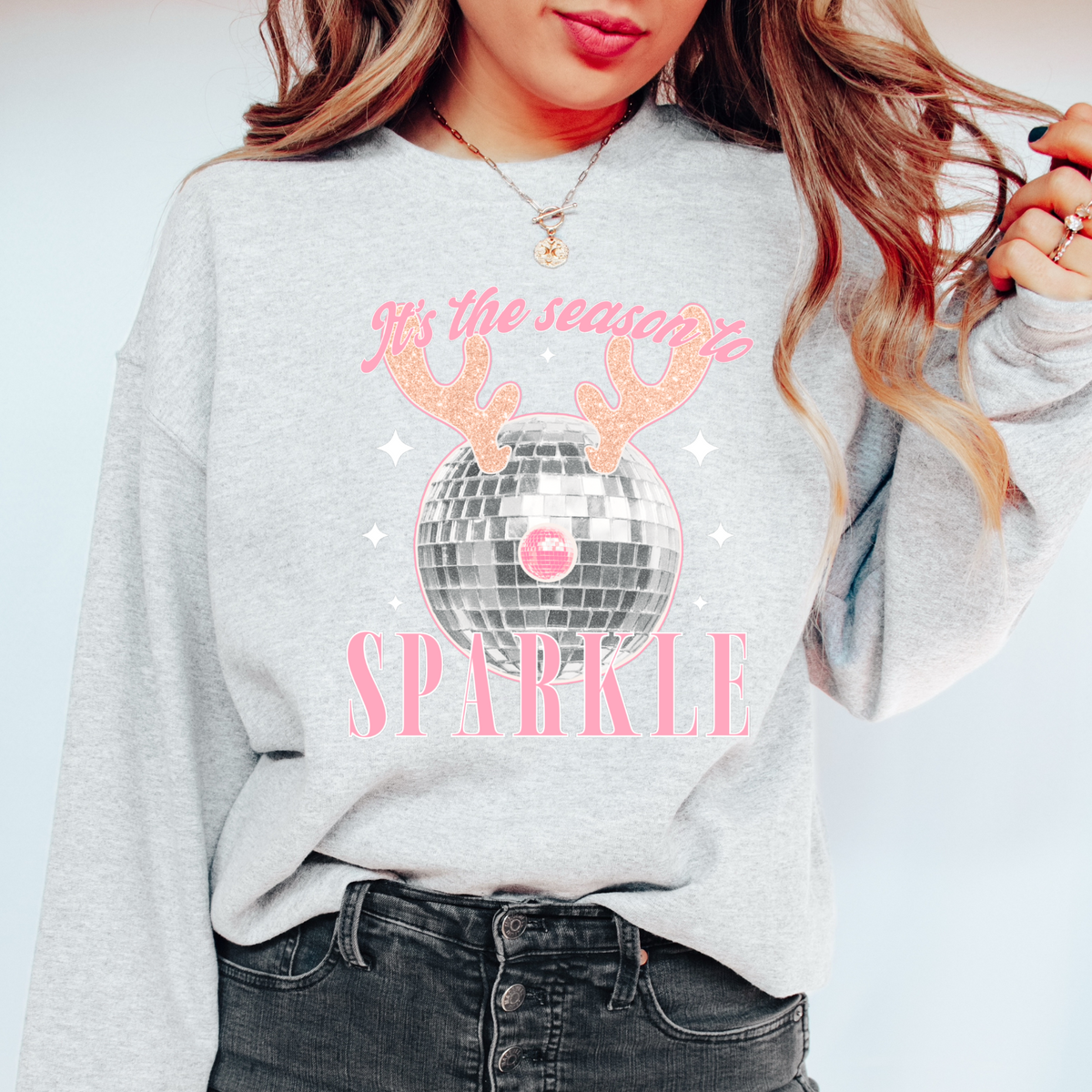 TIS THE SEASON TO SPARKLE - THIN MATTE CLEAR FILM