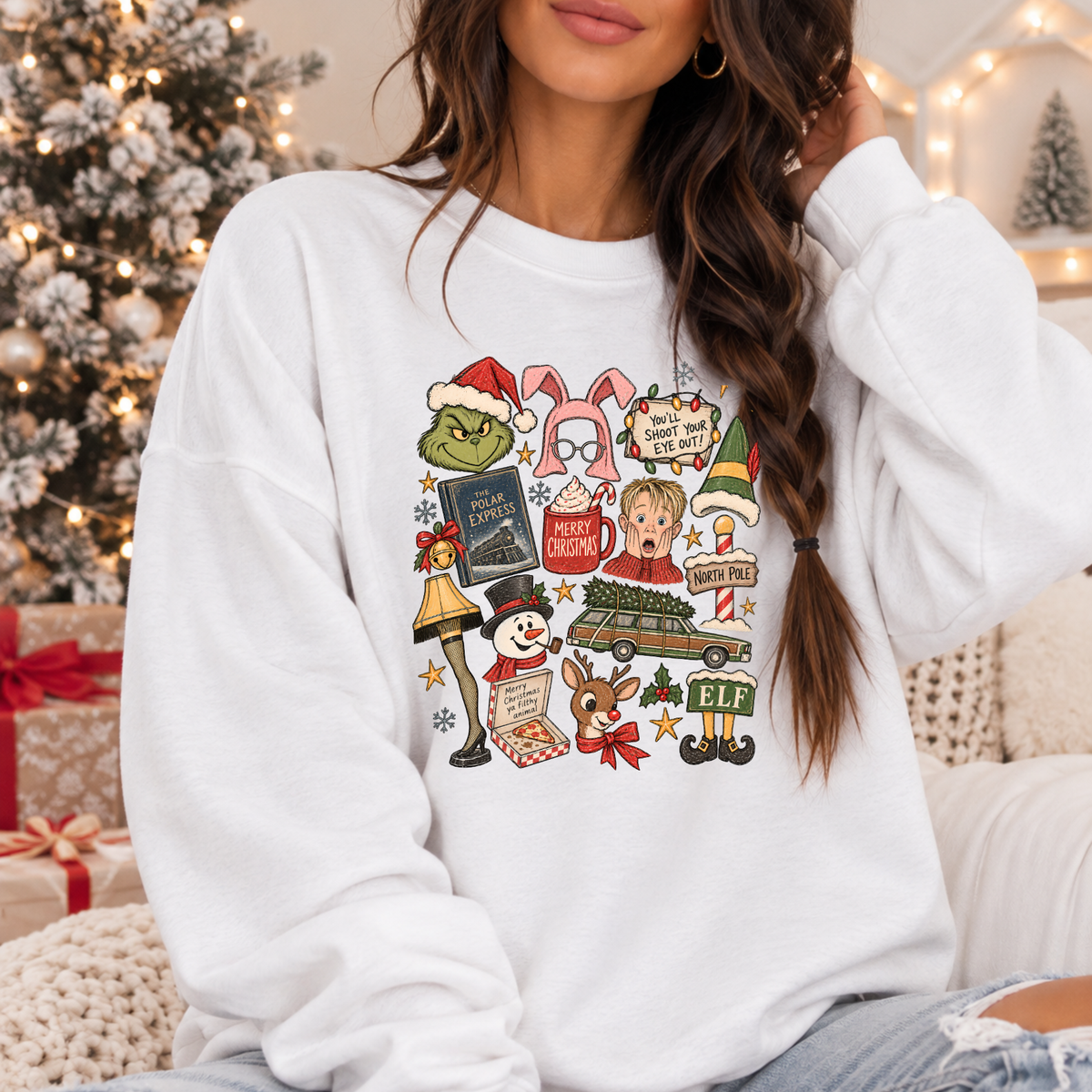 CHRISTMAS MOVIES COLLAGE