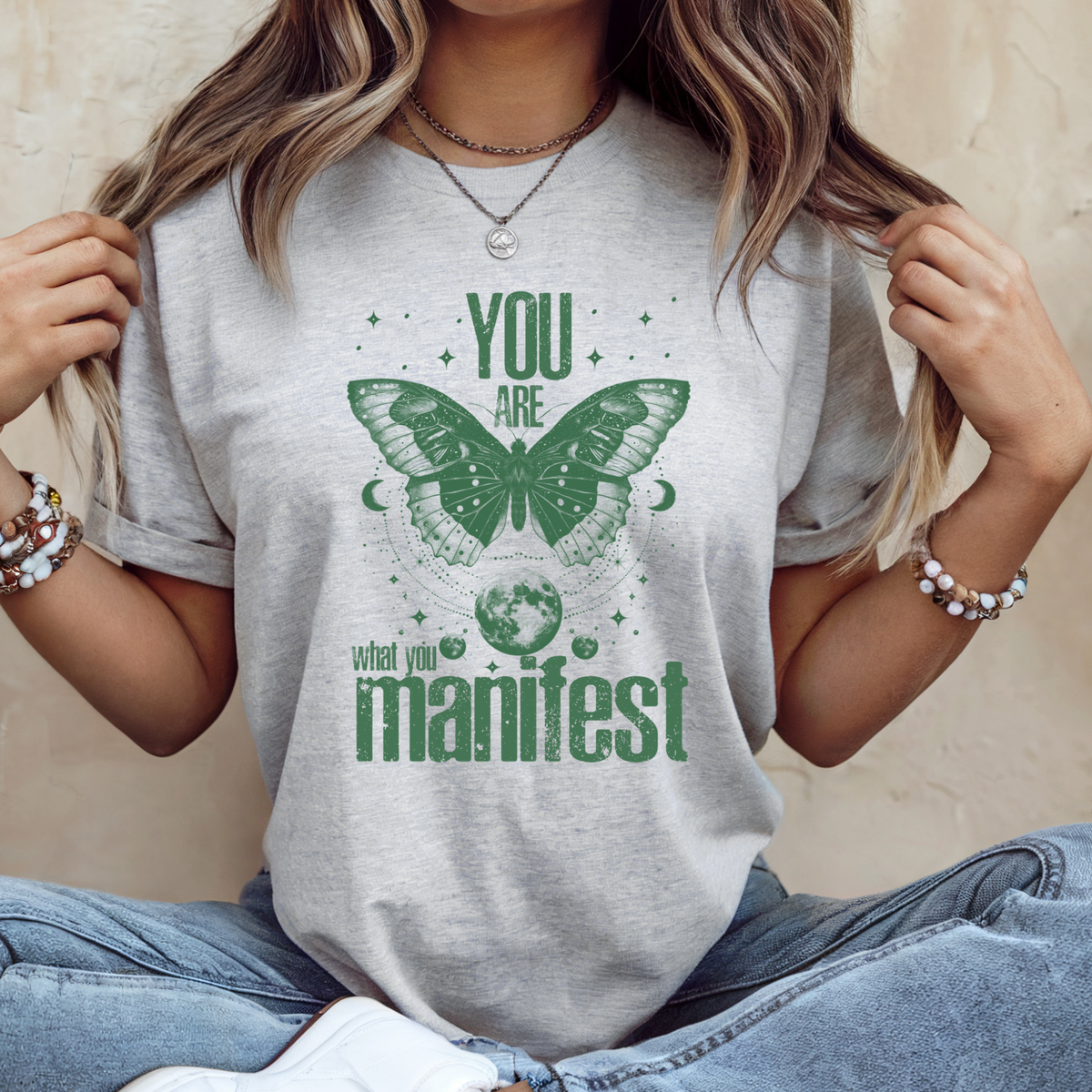 YOU ARE WHAT YOU MANIFEST - THIN MATTE CLEAR FILM