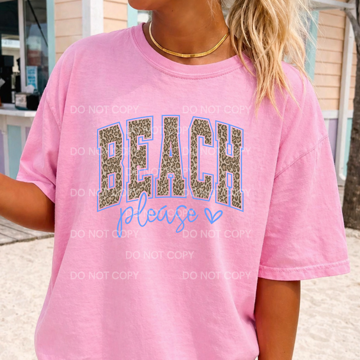BEACH PLEASE - THIN MATTE CLEAR FILM