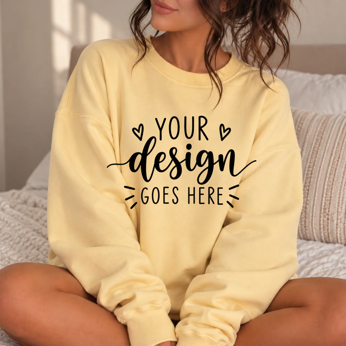 BUTTER YELLOW MOCKUP - DIGITAL DOWNLOAD