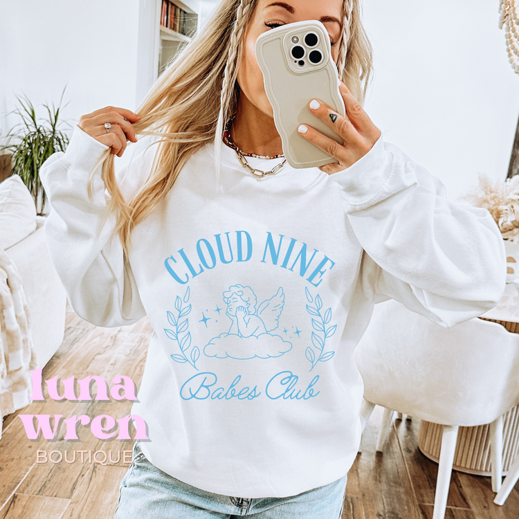 CLOUD NINE BABES CLUB - LIGHT BLUE