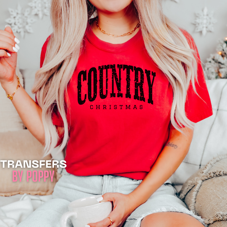 COUNTRY CHRISTMAS - BLACK