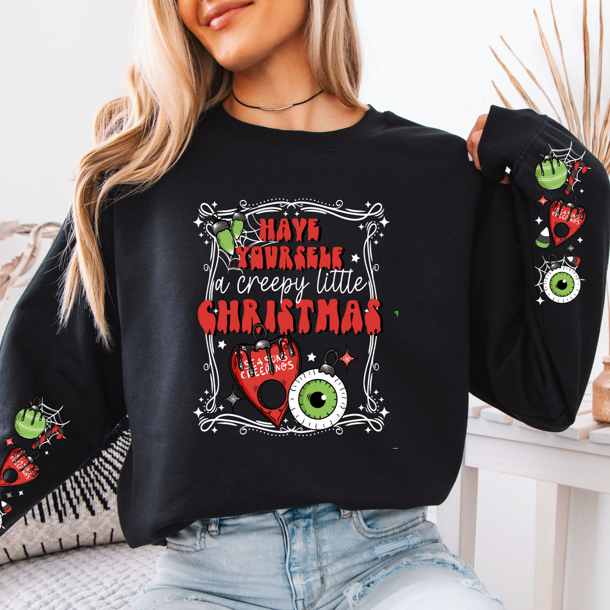 CREEPY LITTLE CHRISTMAS W/ DOUBLE SLEEVE - THIN MATTE CLEAR FILM