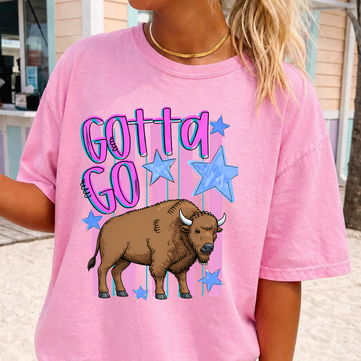 GOTTA GO BUFFALO - THIN MATTE CLEAR FILM