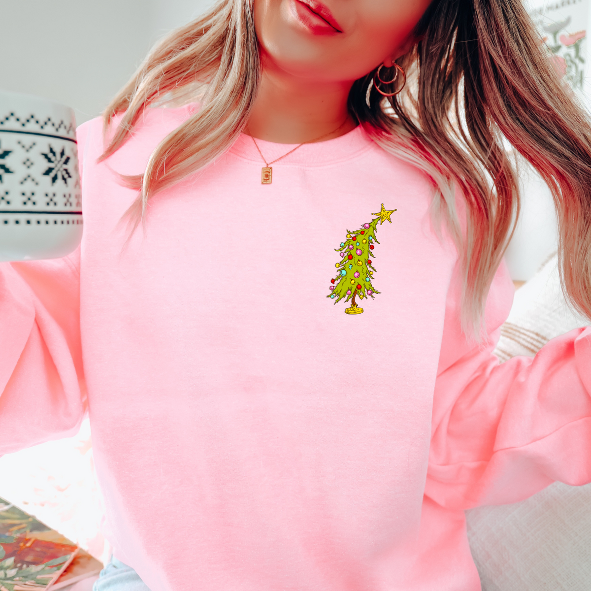 GRINCH TREE POCKET - THIN MATTE CLEAR FILM