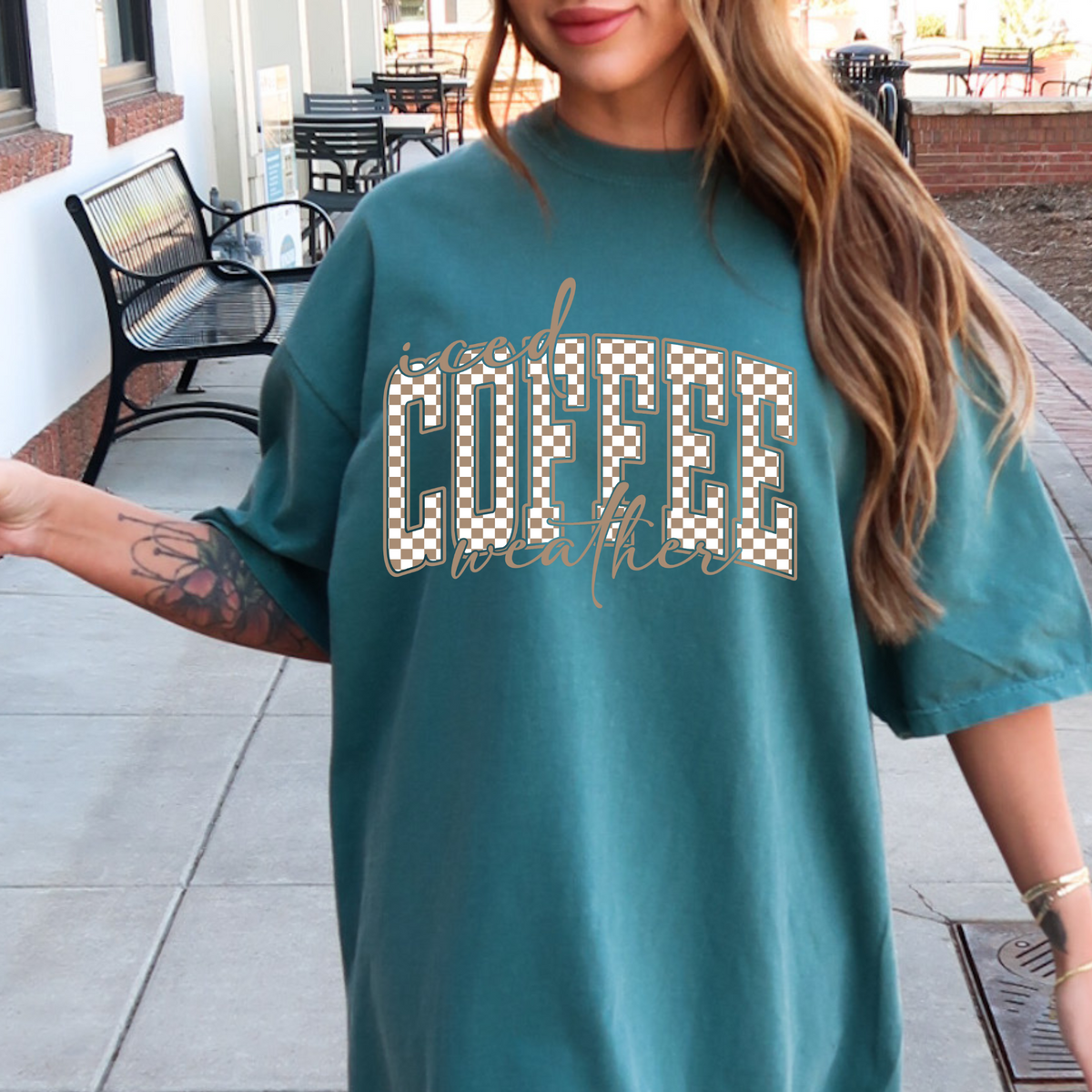 ICED COFFEE WEATHER - THIN MATTE CLEAR FILM