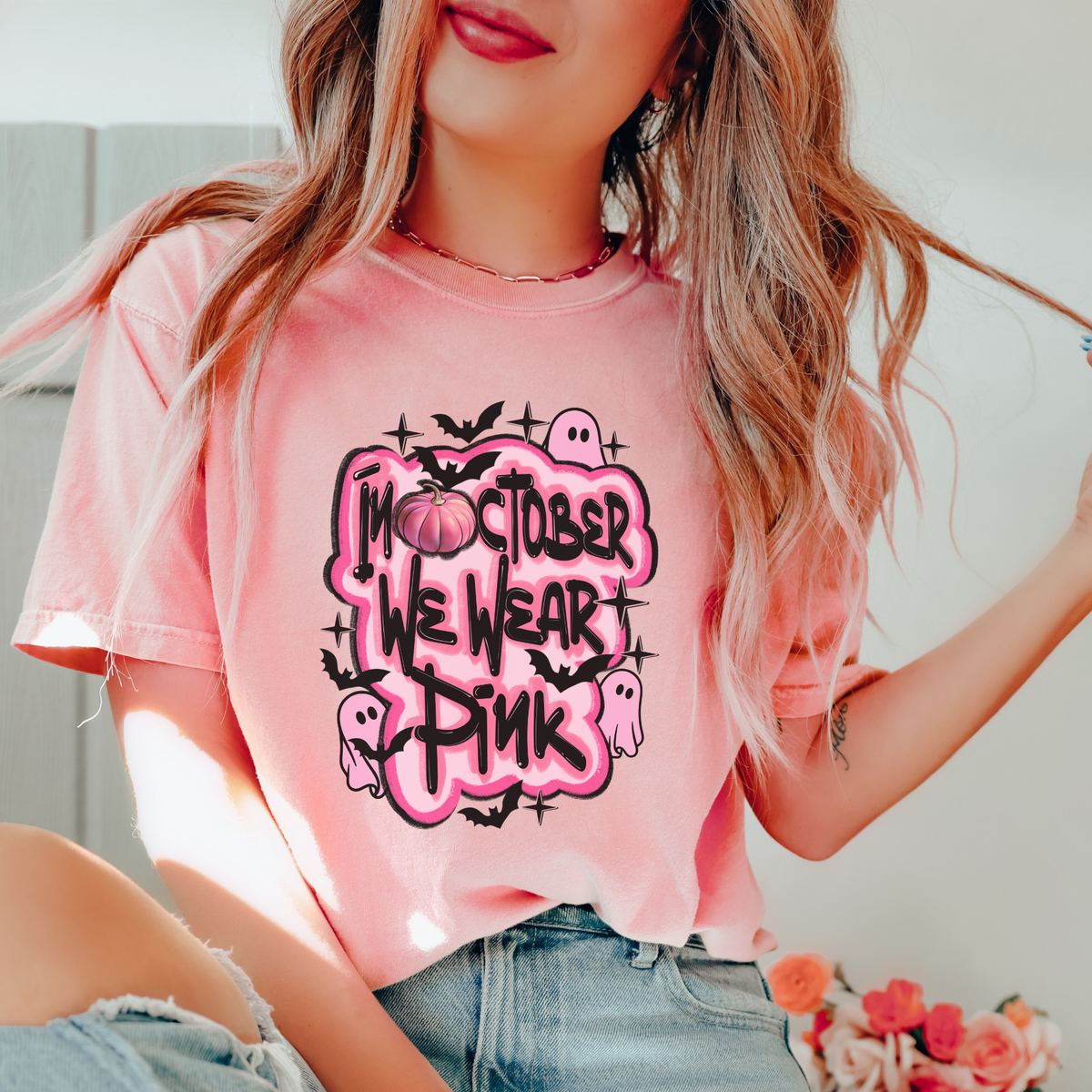 IN OCTOBER WE WEAR PINK - THIN MATTE CLEAR FILM