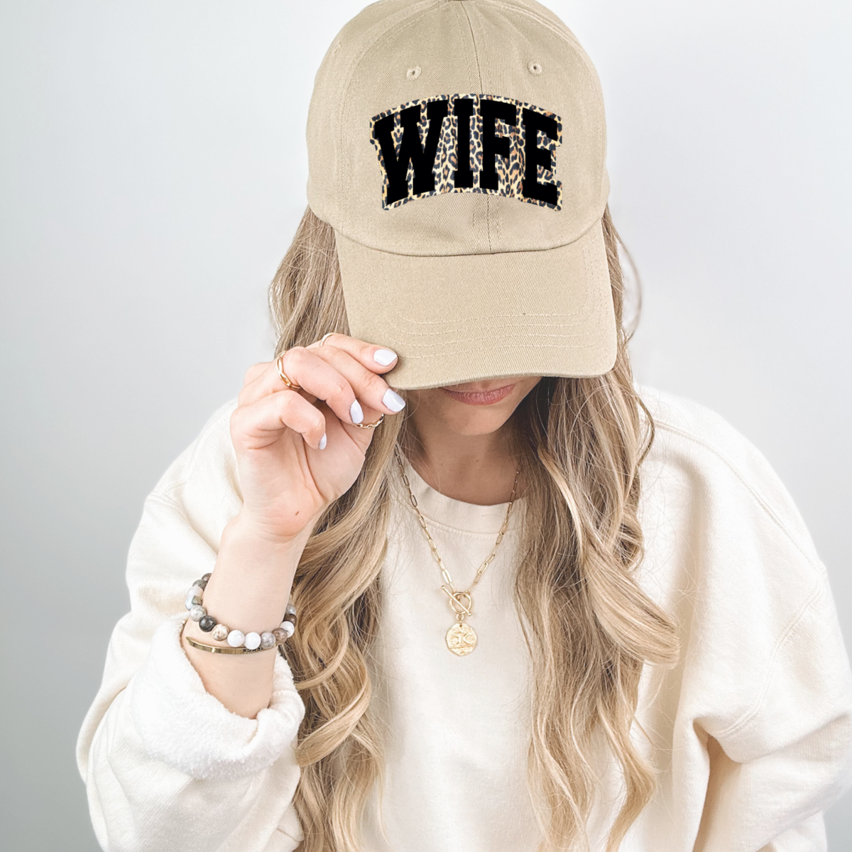 LEOPARD PRINT WIFE POCKET - THIN MATTE CLEAR FILM