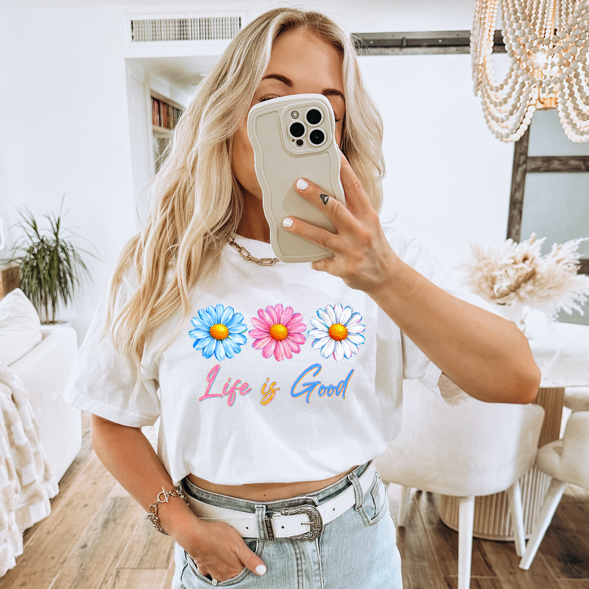 LIFE IS GOOD - THIN MATTE CLEAR FILM