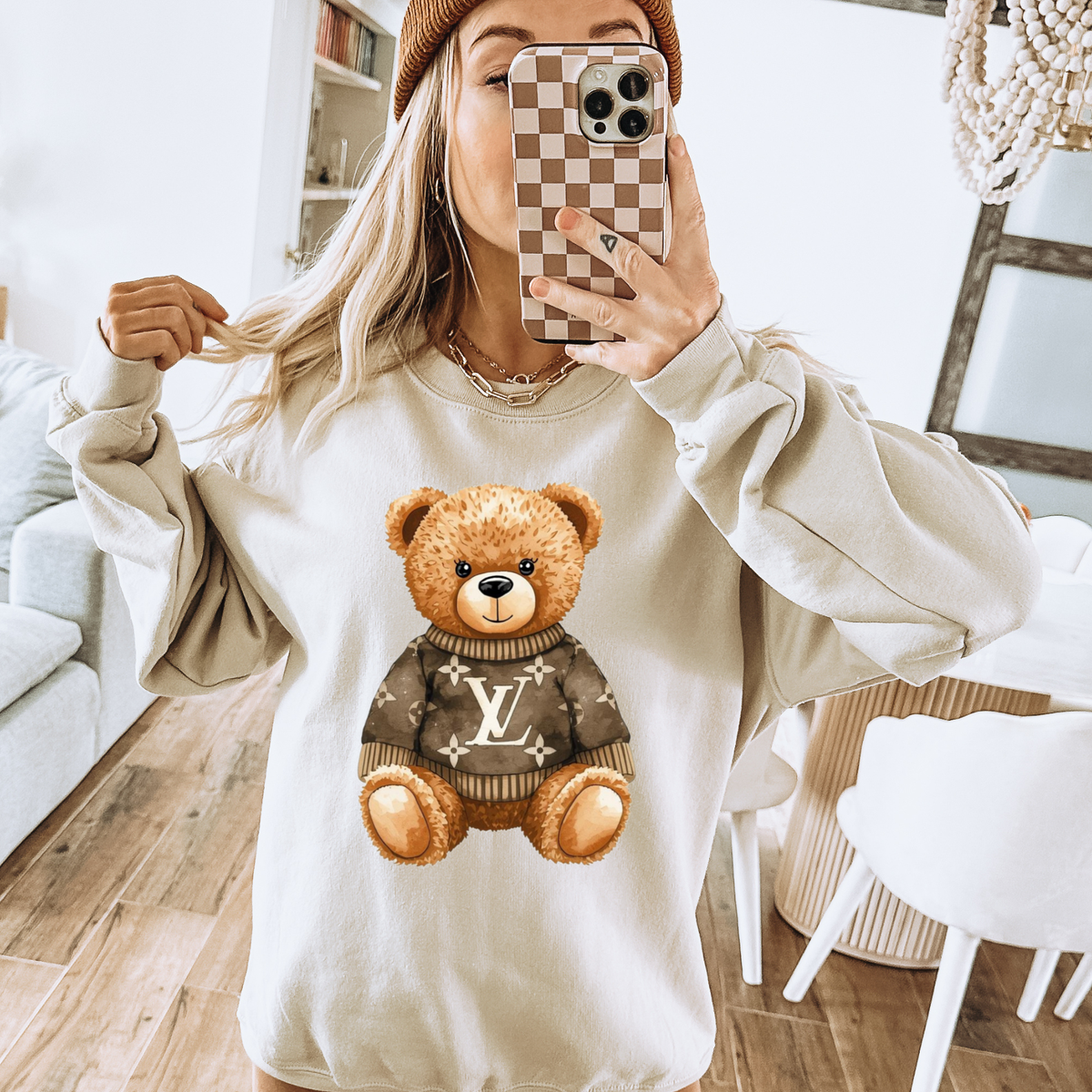 LV BEAR - THIN MATTE CLEAR FILM