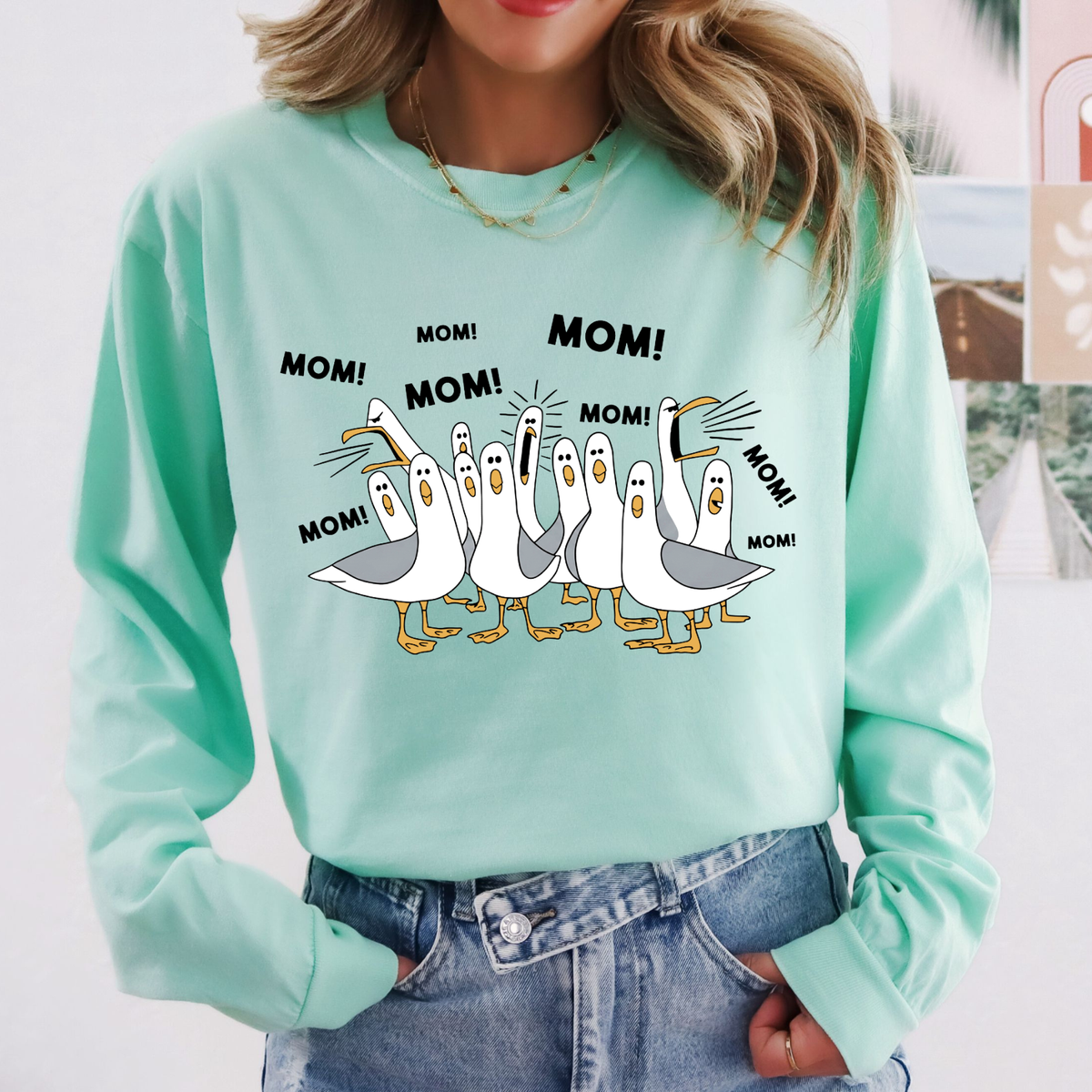 MOM BIRDS  - THIN MATTE CLEAR FILM