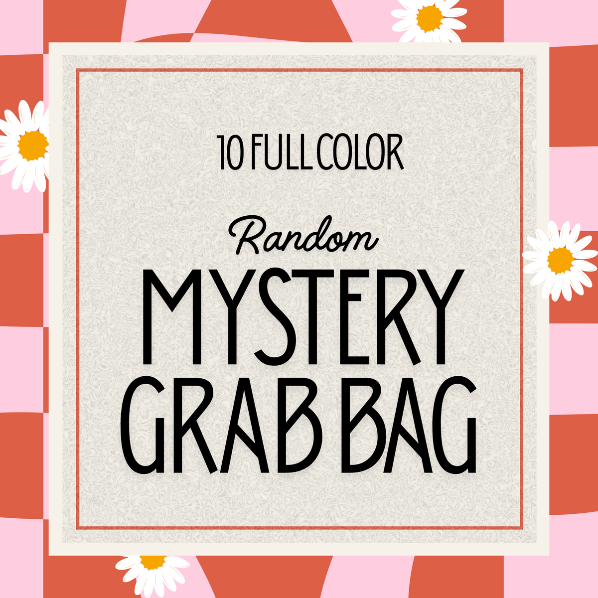 10 RANDOM FULL COLOR SCREEN PRINTS GRAB BAG