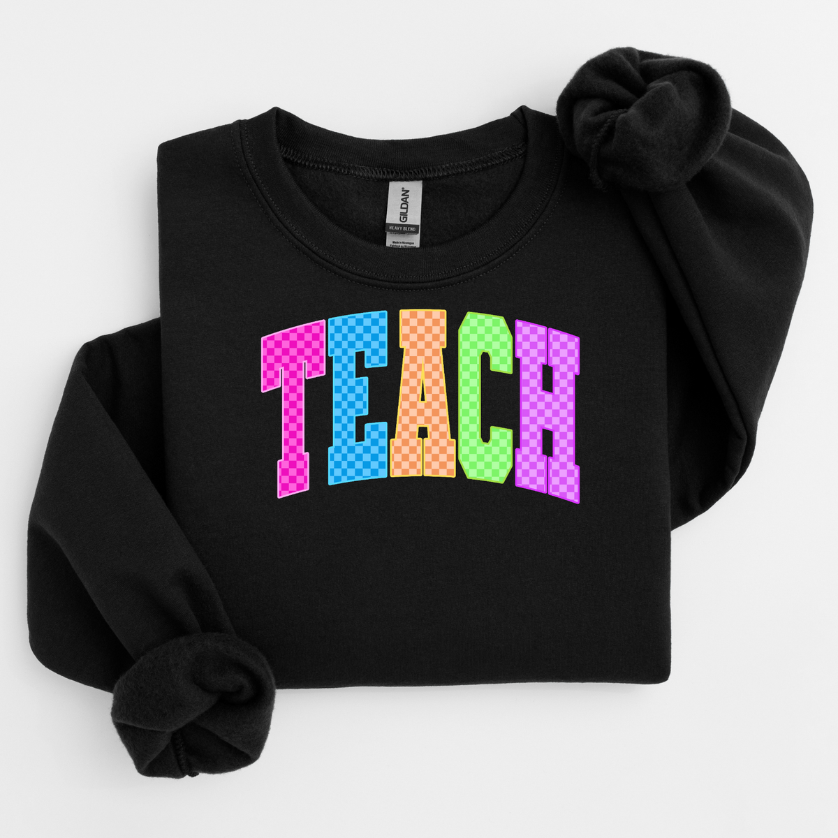 NEON CHECKER TEACH - THIN MATTE CLEAR FILM