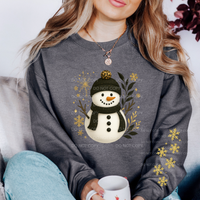 SNOWMAN W/ SLEEVE- THIN MATTE CLEAR FILM