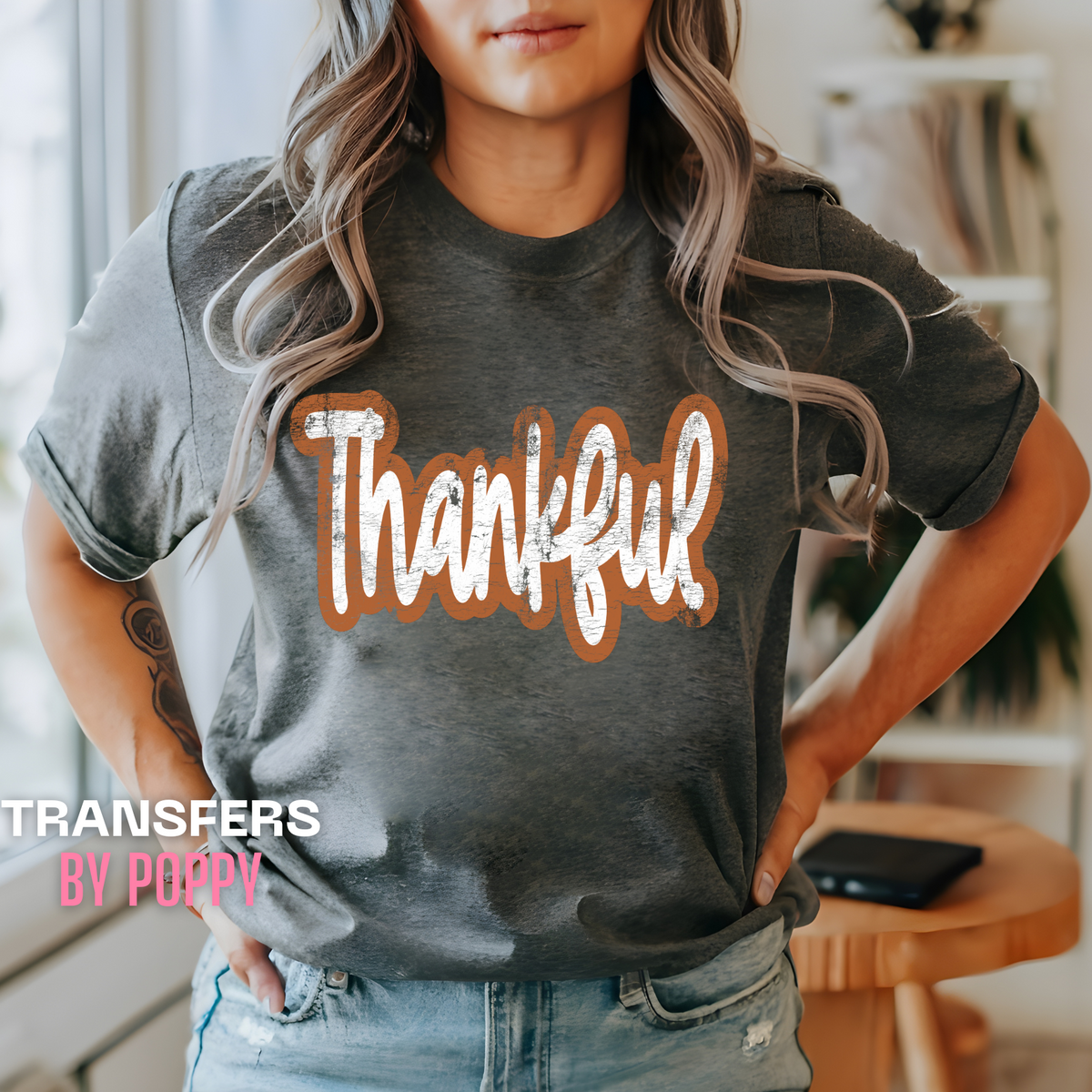 THANKFUL - THIN MATTE CLEAR FILM