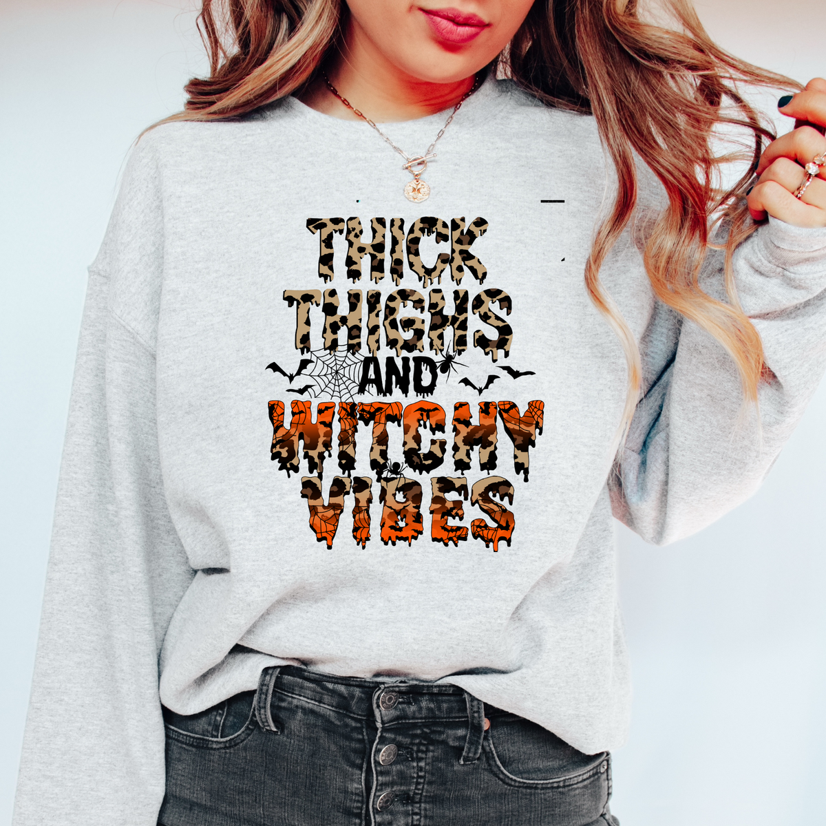 THICK THIGHS AND WITCHY VIBES - THIN MATTE CLEAR FILM