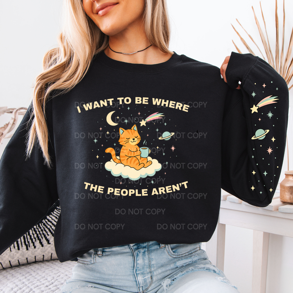 I WANT TO BE WHERE THE PEOPLE AREN'T W/SLEEVE - THIN MATTE CLEAR FILM